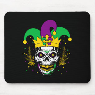 Mardi Gras Kostüm Zucker Skull Karneval Party Männ Mousepad