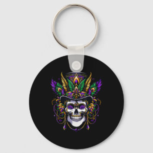 Mardi Gras Kostüm Zucker Skull Karneval Party Schlüsselanhänger
