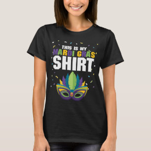 Mardi Gras Kostümmaske New Orleans 2020 Nola Teil T-Shirt