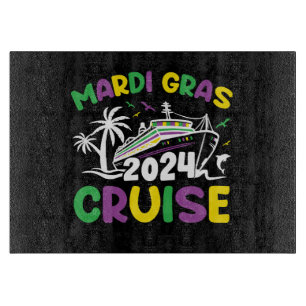 Mardi Gras Kreuzfahrt Gruppe Schneidebrett