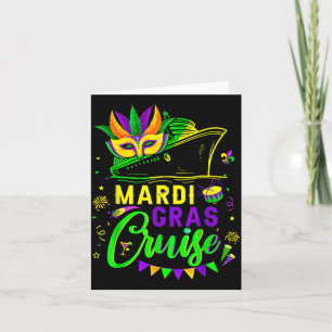Mardi Gras Kreuzfahrt Masken-Kreuzfahrtschiff-Part Karte