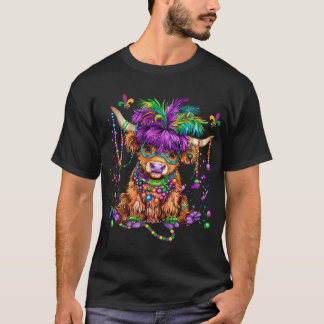 Mardi Gras Kuh-Kostüm T-Shirt