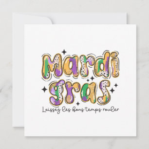 Mardi Gras Laissez Les Bons Temps Rouler Save The Date