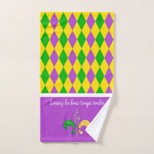 Mardi Gras! Lass des Handtuches der guten Zeiten Handtuch