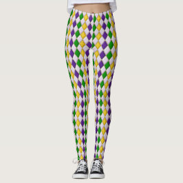 Mardi Gras Leggings