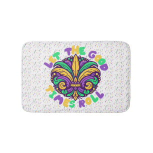 Mardi Gras Ließ die guten Zeiten rollen Badematte