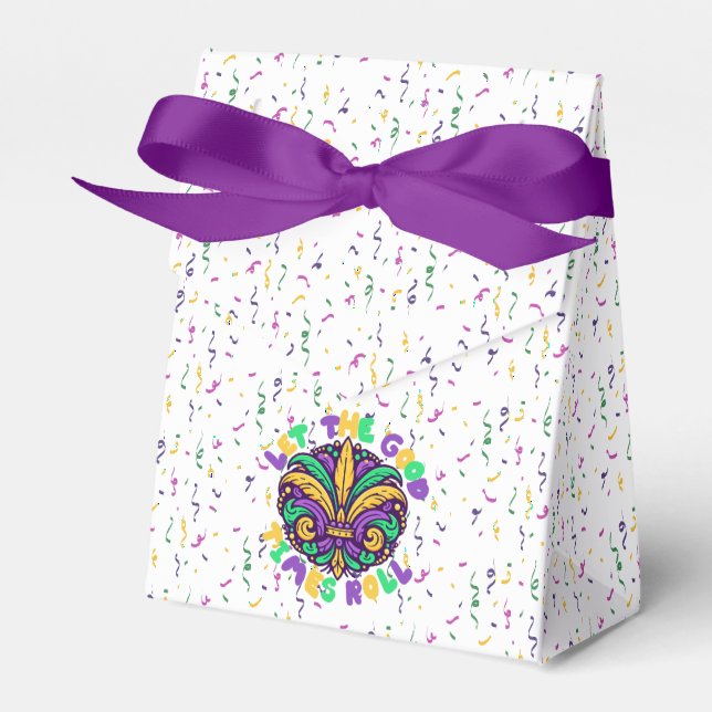 Mardi Gras Ließ die guten Zeiten rollen Geschenkschachtel (Vorderseite)