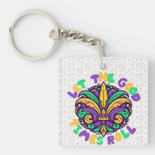 Mardi Gras Ließ die guten Zeiten rollen Schlüsselanhänger