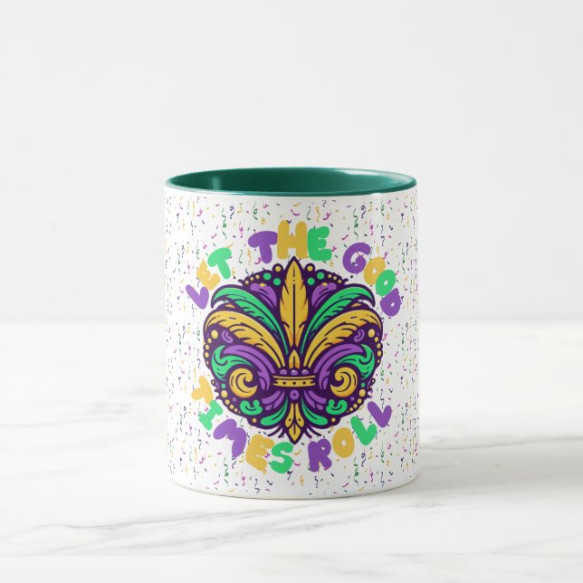Mardi Gras Ließ die guten Zeiten rollen Tasse (Zentrum)