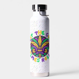 Mardi Gras Ließ die guten Zeiten rollen Trinkflasche