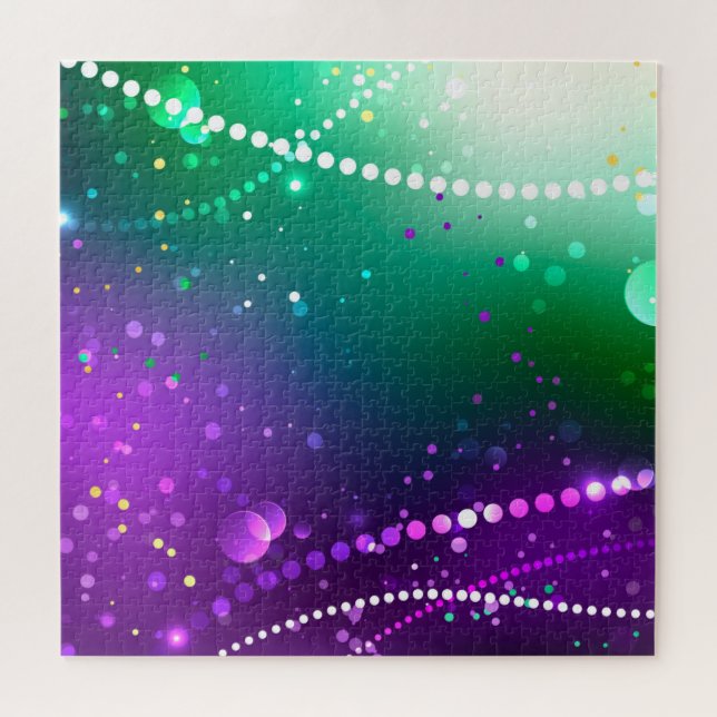 Mardi Gras Lila Hintergrund (Horizontal)