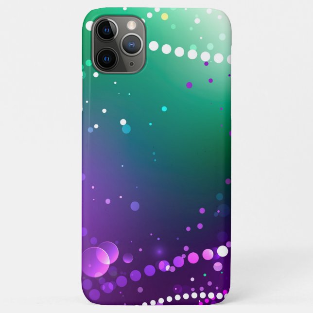 Mardi Gras Lila Hintergrund Case-Mate iPhone Hülle (Rückseite)