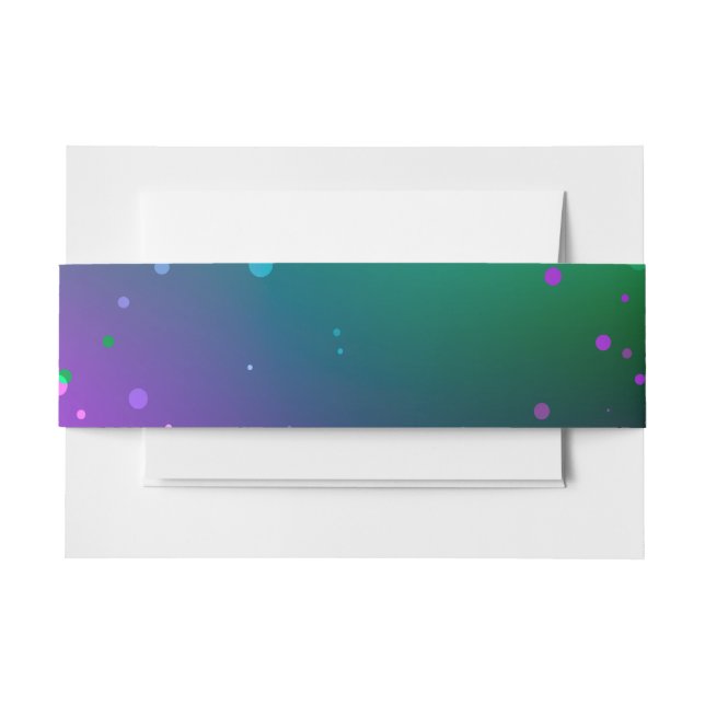 Mardi Gras Lila Hintergrund Einladungsbanderole (Vorderseite Beispiel)