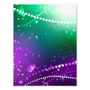 Mardi Gras Lila Hintergrund Fotodruck