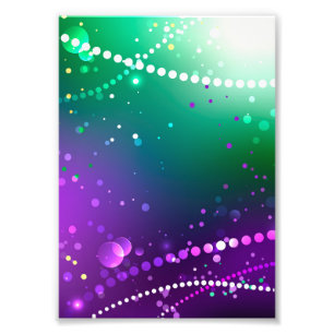 Mardi Gras Lila Hintergrund Fotodruck