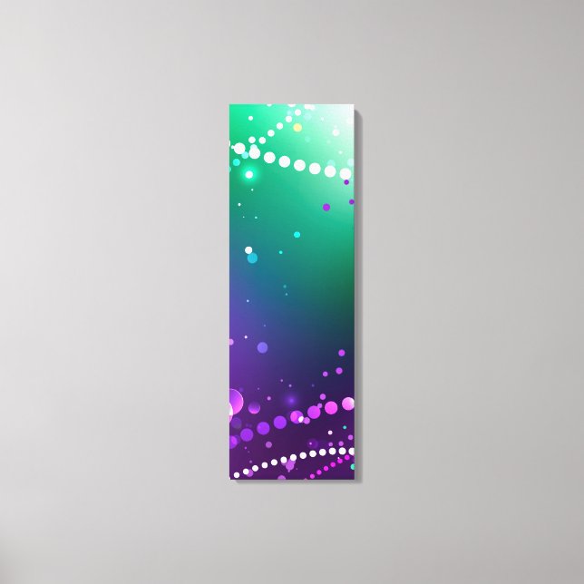 Mardi Gras Lila Hintergrund Leinwanddruck (Vorderseite)
