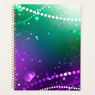 Mardi Gras Lila Hintergrund Planer
