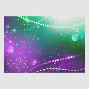 Mardi Gras Lila Hintergrund Seidenpapier