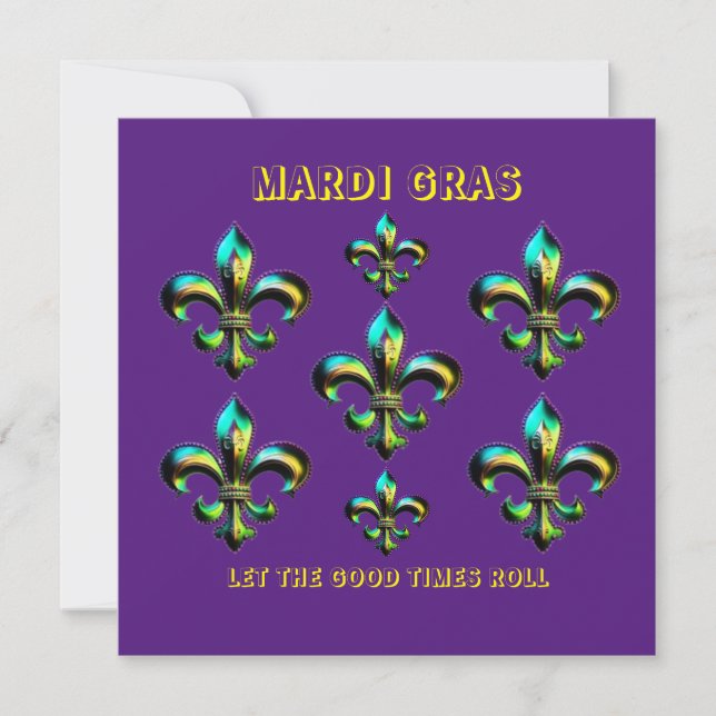 Mardi Gras Lilie (Vorderseite)