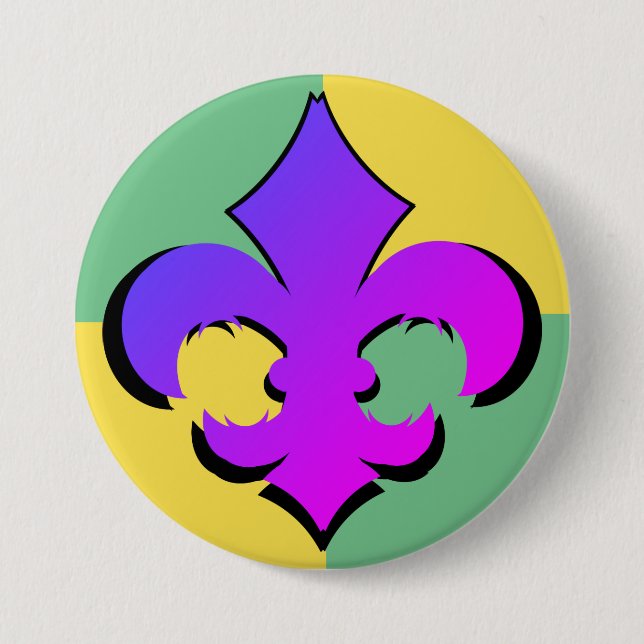 Mardi Gras | Lilie Buttons (Vorderseite)