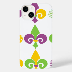 Mardi Gras Lilie Case-Mate iPhone 14 Hülle