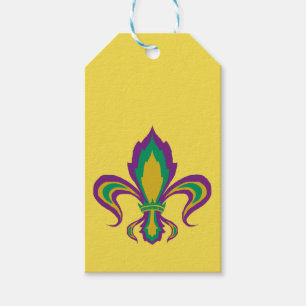 Mardi Gras Lilie Geschenkanhänger