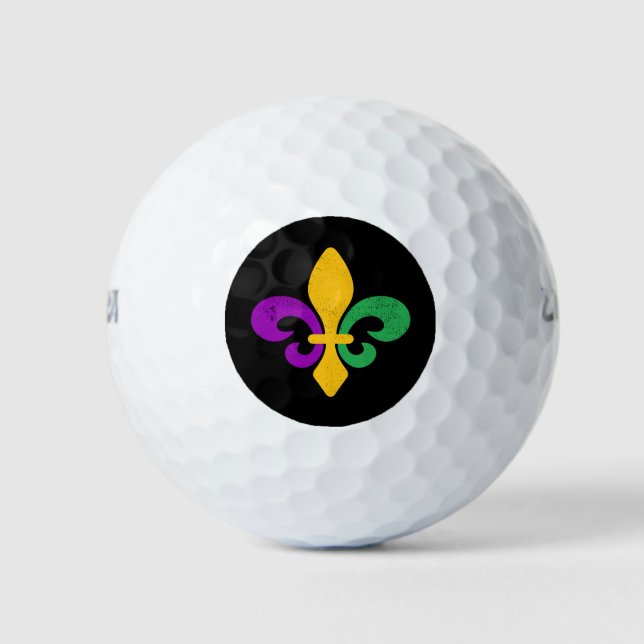 Mardi Gras Lilie Golfball (Vorderseite)