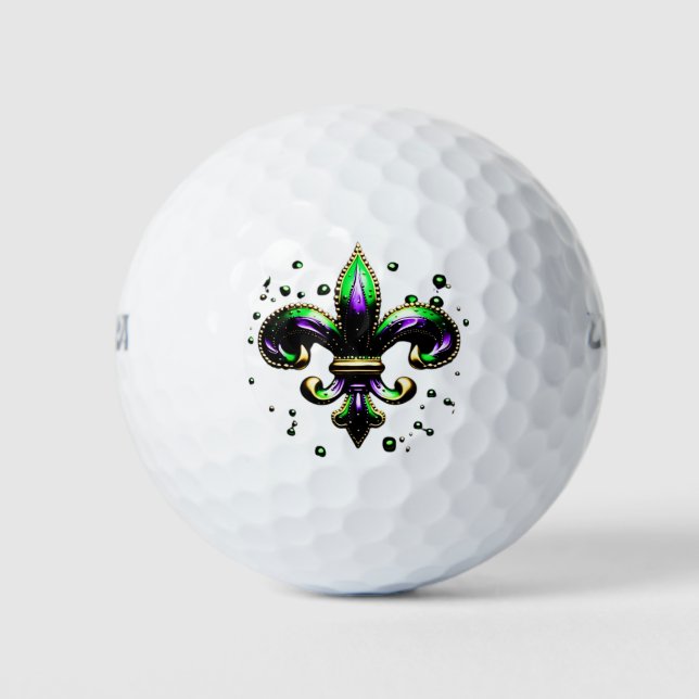 Mardi Gras Lilie Golfball (Vorderseite)