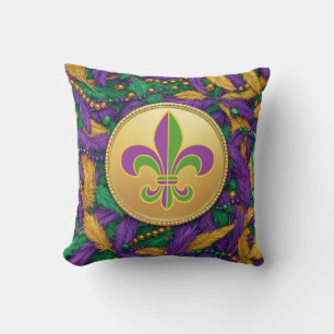 Mardi Gras Lilie Kissen