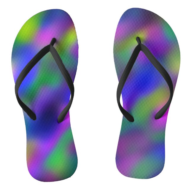 Mardi Gras Limelight Flip Flops (Fußbett)