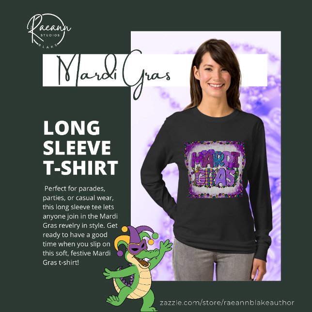 Mardi Gras Long Sleeve T - Shirt (Von Creator hochgeladen)