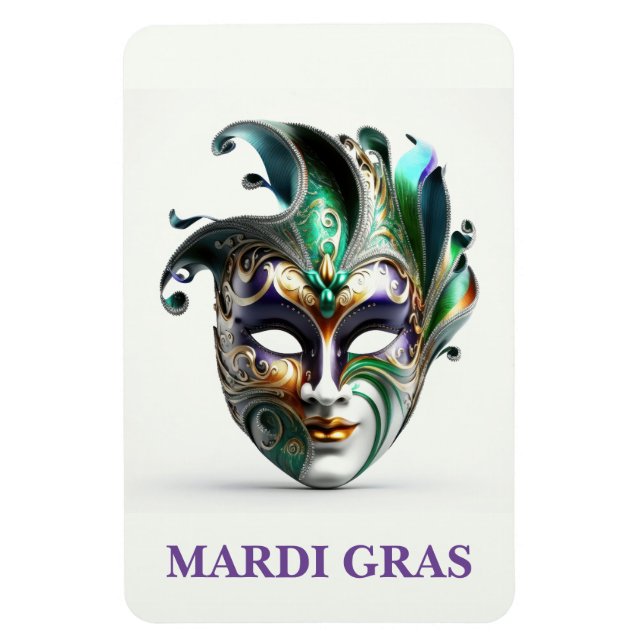 Mardi Gras Magnet (Vertical)