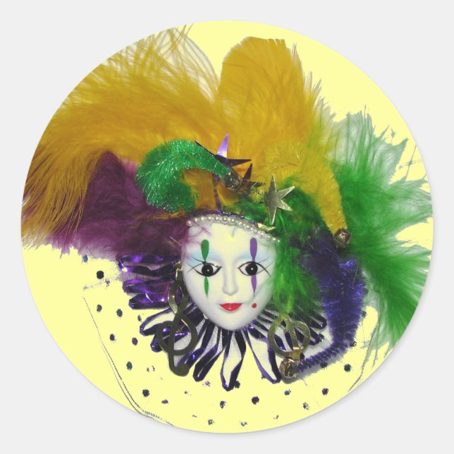 Mardi Gras Mask 2 Aufkleber (Vorderseite)