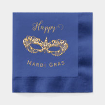 Mardi Gras Mask Gold