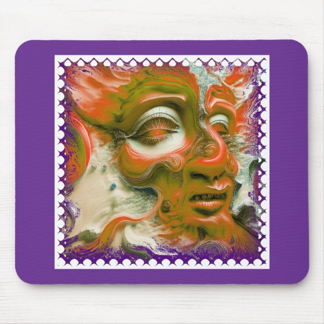 Mardi Gras Mask Mousepad (Vorne)
