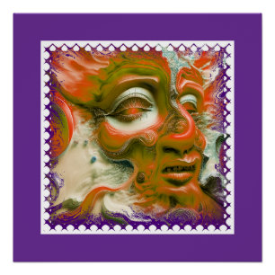 Mardi Gras Mask Poster