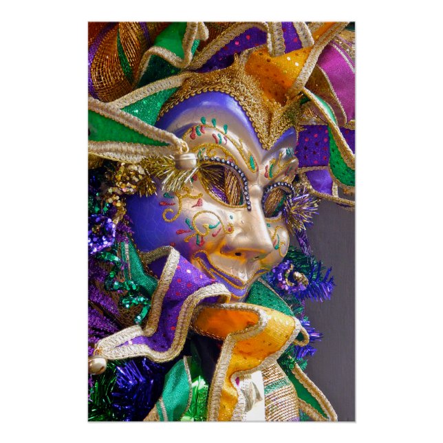 Mardi Gras Mask Poster (Vorderseite)