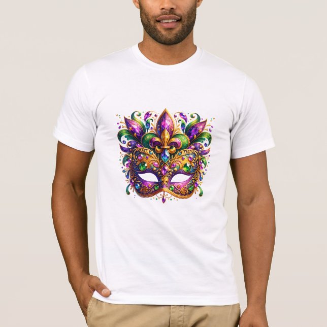 Mardi Gras Mask  T-Shirt (Vorderseite)