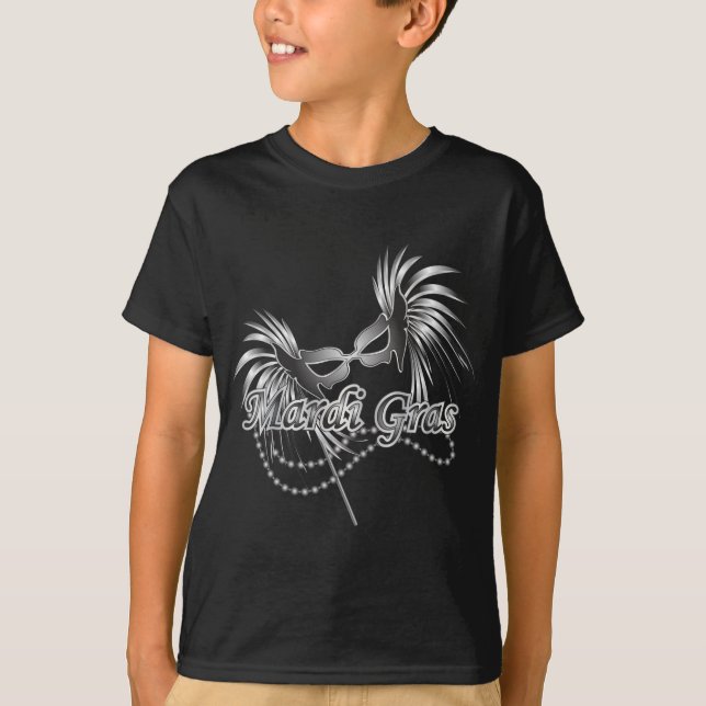 Mardi Gras Mask T-Shirt (Vorderseite)