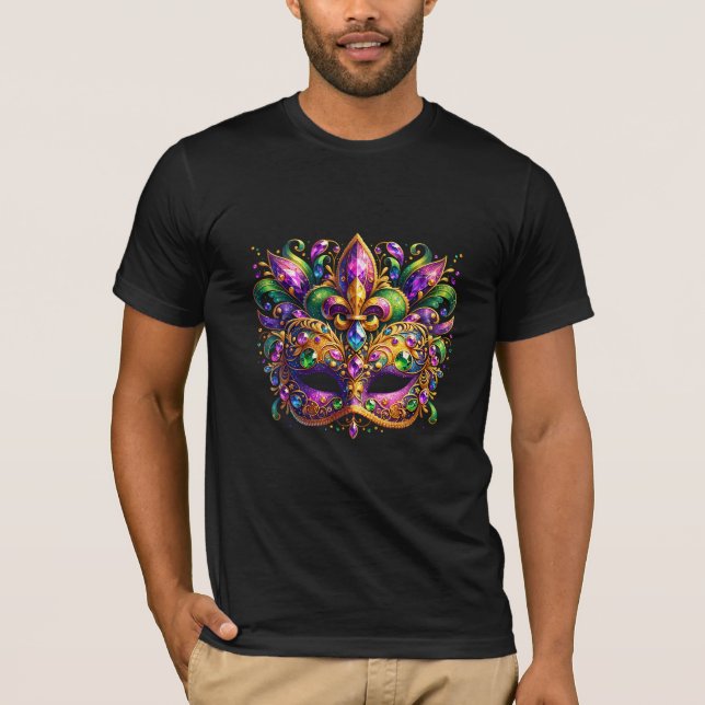 Mardi Gras Mask  T-Shirt (Vorderseite)