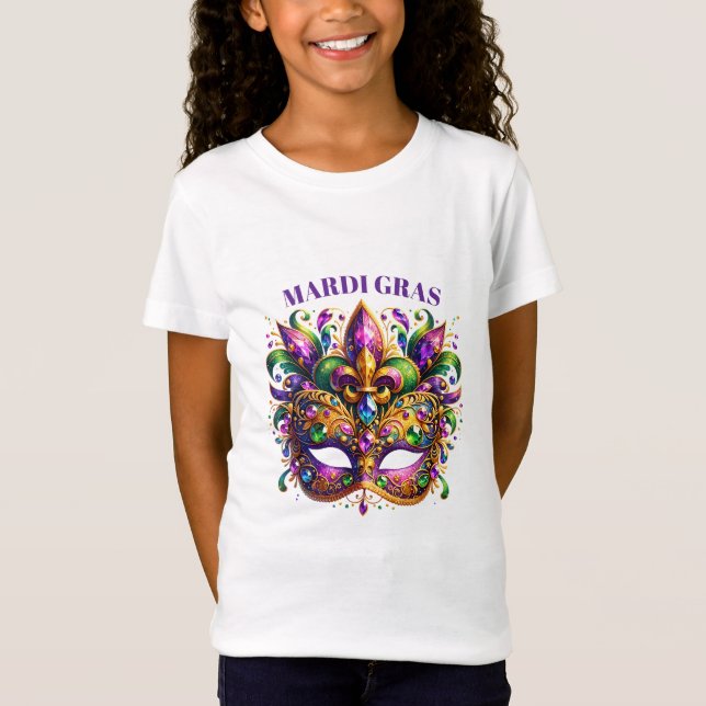 Mardi Gras Mask  T-Shirt (Vorderseite)