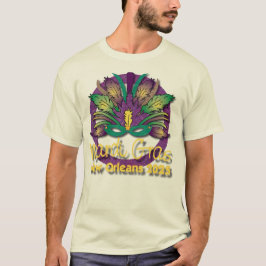 Mardi Gras Mask T - Shirt 2025 - New Orleans
