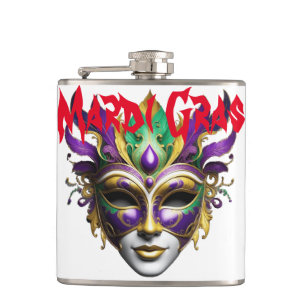Mardi Gras Mask Thunder_Cove Flachmann