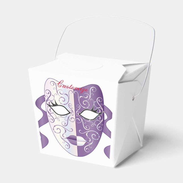 Mardi Gras Mask Thunder_Cove Geschenkschachtel (Vorderseite)