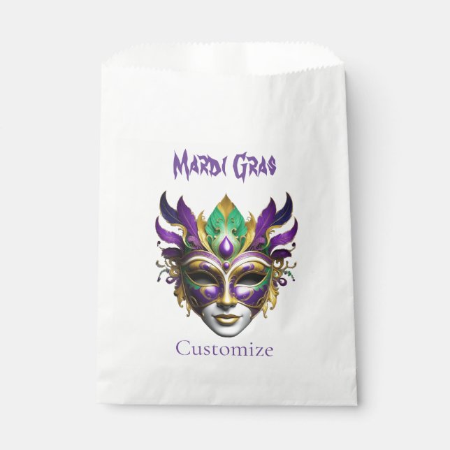Mardi Gras Mask Thunder_Cove Geschenktütchen (Vorderseite)