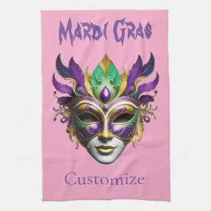 Mardi Gras Mask Thunder_Cove Geschirrtuch