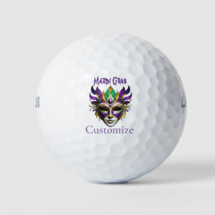 Mardi Gras Mask Thunder_Cove Golfball