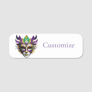 Mardi Gras Mask Thunder_Cove Namensschild