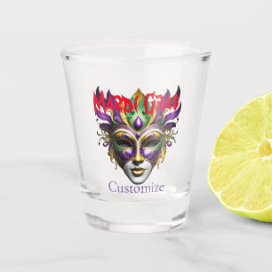 Mardi Gras Mask Thunder_Cove Schnapsglas