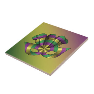 Mardi Gras Mask Tile Fliese